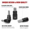RIMKOLO 13Piece Torx Bit Socket Set 14 38 and 12 Drive T8T60 Star Socket Set S2 Steel Bits and CRV Sockets with Storage Case