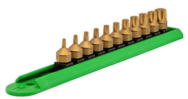 Mayhew Tools 16003 Low Profile Dual Drive Bit Set 11Piece Torx Titanium Coated