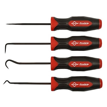 Mayhew Tools 13090 ProGrip 4Piece Miniature Pick Set Black Oxide