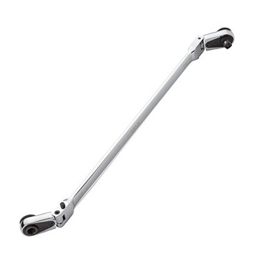 EZRED 4S12L 12inch Chrome Quarter Stick With Locking Flex Heads Combination 14 Square Drive Magnetic Bit Drive