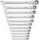 GEARWRENCH 11 Pc 120XP Universal Spline XL Flex Head Ratcheting Combination SAE Wrench Set 86247