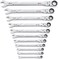 GEARWRENCH 11 Pc 120XP Universal Spline XL Flex Head Ratcheting Combination SAE Wrench Set 86247