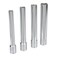 Performance Tool W80602 4Pc 38 Drive Met Extra Deep Wall 6Pt Socket Set for Precision Fastening and Durability Ideal for Automotive and Industrial Applications