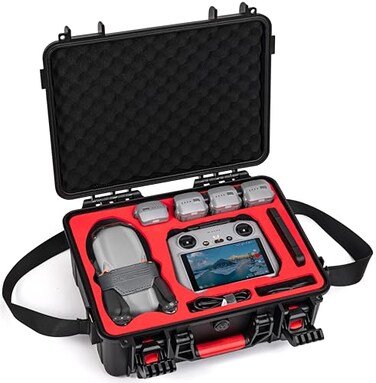 STARTRC Air 3S Case Waterproof Carrying Hard Case for DJI Fly More Combo Compatible With Accessories RC 2RCRCN3N2 Controller Charging Hub