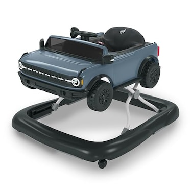 Bright Starts Ford Bronco 4in1 Blue Grey Baby Activity Center Push Walker with Removable Interactive Steering Wheel Toy 6 Months and up