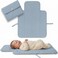 ZICOTO Portable Diaper Changing Pad Soft and Easy to Clean Diaper Changing Mat for Babies The Perfect Lightweight and Foldable Pad for Traveling
