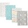 Luvable Friends Unisex Baby Cotton Flannel Burp Cloths Basic Elephant One Size