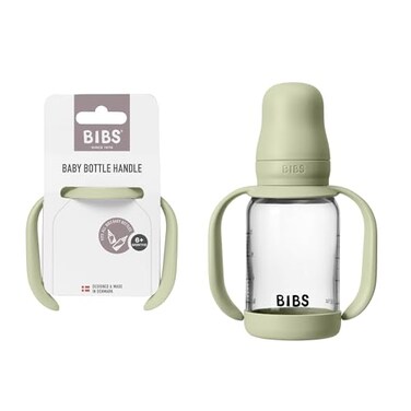 Bibs Baby Bottle Handle Easy Comfortable Grip NonSlip Surface BPAFree Dishwasher Safe BIBS Baby Bottle Accessories Sage
