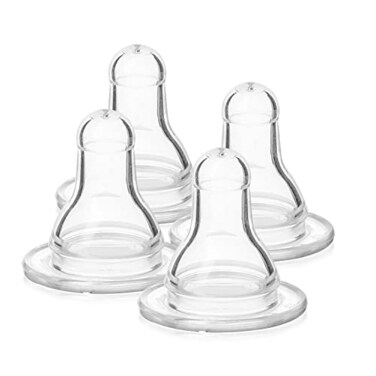 Evenflo 4 Pack Classic Silicone Nipple Slow Flow