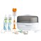 Dr. Brown's Dr Browns Natural Flow AntiColic Options Microwave Sterilizer Gift Set with HappyPaci Pacifiers