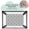 Yoofoss Pack and Play Sheets Fitted Mini Crib Sheets 2Pack for Pack N Play Mattress Stretchy Playard Sheet Soft and Breathable GrayGreenFox