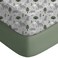 Yoofoss Pack and Play Sheets Fitted Mini Crib Sheets 2Pack for Pack N Play Mattress Stretchy Playard Sheet Soft and Breathable GrayGreenFox