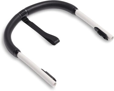Stokke YOYO Handlebar White Ultra TearResistant Faux Leather Coating Includes Tether Strap Compatible with YOYO3 YOYO2 YOYO Strollers