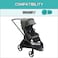 PROTEC TIF PROTECTIF Faux Leather Handlebar and Carry Handle Cover Set Compatible with Bugaboo Dragonfly Fits Over Original Covers