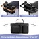 Prokva Parent Console Stroller Organizer Compatible with WONDERFOLD W2W4X Wagon Stroller Caddy with 2 Insulated Cup Holders A Removable Cooler Bag Black Empty Bag