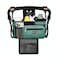 TOPDesign Universal Baby Stroller Organizer Stroller Caddy with Detachable Mesh Bag Heightened Insulated Cup Holders NonSlip Secure Hooks Accessories Fits Most Strollers Green