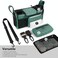 TOPDesign Universal Baby Stroller Organizer Stroller Caddy with Detachable Mesh Bag Heightened Insulated Cup Holders NonSlip Secure Hooks Accessories Fits Most Strollers Green