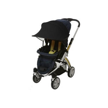 Manito Sun Shade for Strollers and Car Seats Black UPF 50
