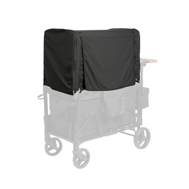Hiviva Full Coverage Wagon Canopy Customized for Wonderfold W4 Luxe Elite WaterResistant and Windproof 2in1 Sunshade Mosquito Net AllSeason Use for Strolls