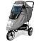Vaxaape Stroller Rain CoverUniversal Stroller AccessoryWaterproofWindproof ProtectionProtect from Dust SnowBaby Travel Weather ShieldRainproof NanoCoating Elastic BandGrey