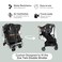 SASHA'S Rain Cover for Zoe Twin Double Stroller by SASHAS Zipper Access Maximum Coverage Weather Shield Stroller not Included