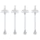 NUK Learner Cup Soft Silicone Replacement Straws 4Pack BPAfree Dishwashersafe Compatible with NUK 10oz Straw Learner Cup