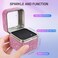 Depvko 100Pcs Nail Drill Bits Set with Storage Box 25Pcs Tungsten Carbide Ceramic Cuticle Professional Bits 75Pcs Small Sanding Bands 80120180 Grit Manicure Pedicure Tools Kit Gift for Women