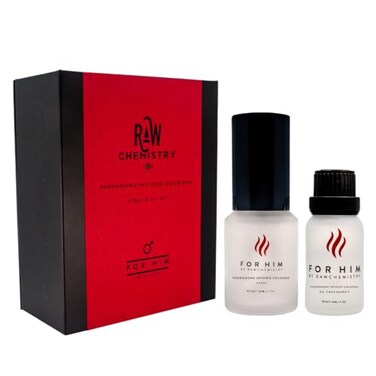 RawChemistry for Him Set A Pheromone Infused Cologne Gift Set Bold Extra Strength Formula