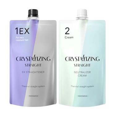 SOFIA BY ODE ODE Hair Rebonding Professional Crystallizing Straightener EX1 Neutralizing Cream 2 Set