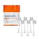 Waterpik Genuine Compact Size Replacement Brush Heads With Covers for SonicFusion Flossing Toothbrush SFRB2EW 6 Count White