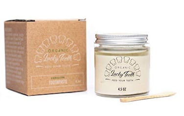 Lucky Teeth Organic ToothpasteAll Natural Remineralizes and Fortifies Teeth and Gums 45 oz 1 Pack