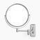 JERDON WallMounted Magnifying Mirror Bathroom Makeup Mirror with 8X Magnification 8Inch Diameter Chrome Finish Model JP7808C