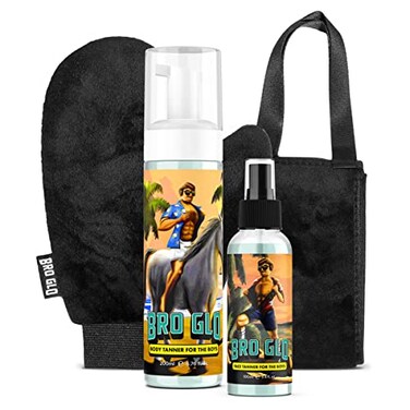 Bro Glo Self Tanner for Men King Bundle