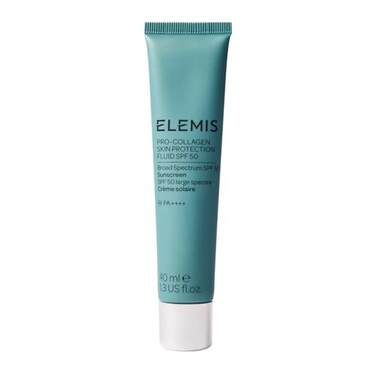 Elemis ProCollagen Skin Protection Fluid SPF 50 Hydrating Face Sunscreen Lightweight FastAbsorbing 40ml