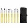 Bdellium Tools Professional Makeup Brush Studio Eyes 12pc Brush Set with RollUp Pouch