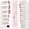 MAGEFY 22 Pcs Makeup Brushes Set Professional Makeup Brushes Wooden Handle Cosmetics Brushes Foundation Concealer Powder Face Eye Make up Brushes KitPinkgold