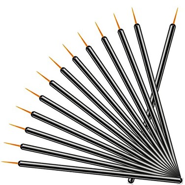 JASSINS 100 Pack Disposable Eyeliner Brush Eye liner Applicator Cosmetic Eye Wands Makeup Tool