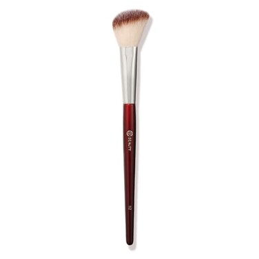 BK BEAUTY 112 SMALL ANGLED FACE BRUSH Precise Angled Blush Brush for Soft Natural Blend Ideal for Blush on Smaller Faces Highlighting