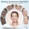 SKSFLY Makeup Mirror with Lights 4K UltraClear Reflection LongPress Adjustable Brightness 3 Glow Settings Flexible MultiAngle Design Perfect for Makeup