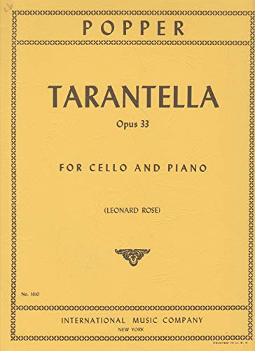 International Music Company International Music Company Popper David Tarantella Op 33 For Cello And Piano