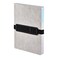 Nuuna Voyager L Grey Notizbuch Jeans Label Material
