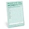 Knock Knock Weekly Money Tracker Pad Weekly Spending Tracker Budget Pad Pastel Version 6 x 9inches