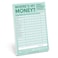 Knock Knock Weekly Money Tracker Pad Weekly Spending Tracker Budget Pad Pastel Version 6 x 9inches