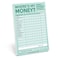 Knock Knock Weekly Money Tracker Pad Weekly Spending Tracker Budget Pad Pastel Version 6 x 9inches