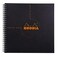 Rhodia Graph Reverse Standard Notebook One Notebook Black