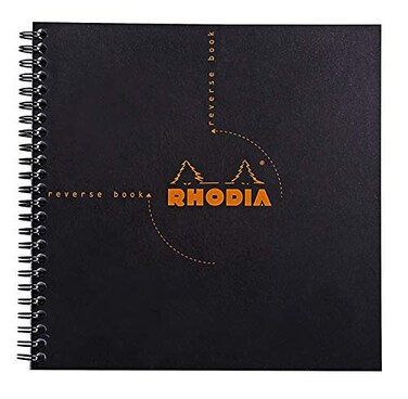 Rhodia Graph Reverse Standard Notebook One Notebook Black