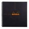 Rhodia Graph Reverse Standard Notebook One Notebook Black