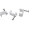 esowemsn 200pcs 6mm Cable Clips Flat Ethernet Cable Wire Clips Single Coaxial Cable Clamp with Steel Nails Best for Ethernet Cable Management 6mm