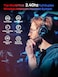 SYNCO XTALK X5 Wireless Intercom Headset System 24GHz Full Duplex Group Talk Coms with 24H 350M1148FT Realtime Monitoring SingleEarHeadsetsforCommunication