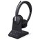 Yealink WH64 DECT Bluetooth Dual UC Zoom Wireless Headset 606 ft Range On Ear Work Headphones with 3X Noise Cancelling Mic 32H Talk Time Ringer Office Headsets for Desk Phone PCCellphone